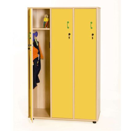 Taquilla 3 personas 147 cm alto con llave
