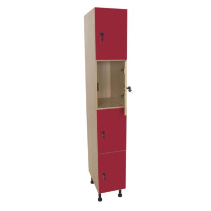 Taquilla 4 puertas ancho 30 cm