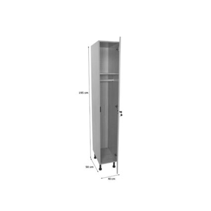 Taquilla 1 puerta ancho 40 cm