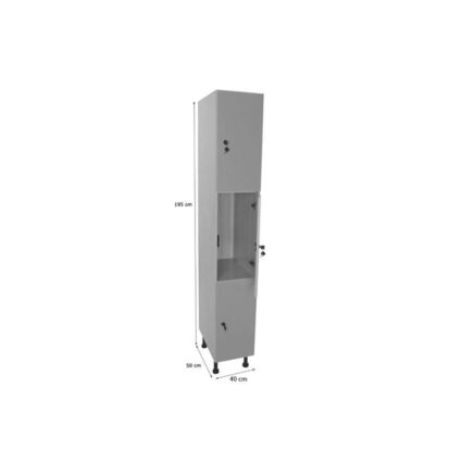 Taquilla 3 puertas ancho 40 cm