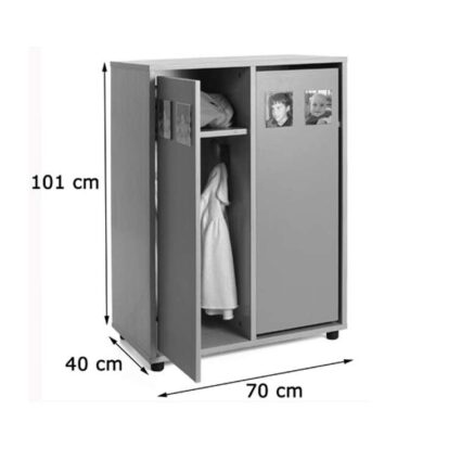 Taquilla 4 personas 101 cm alto